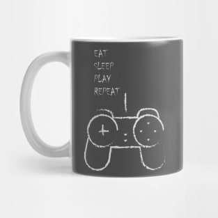 eat sleep repeat my social distancing schedule Mug